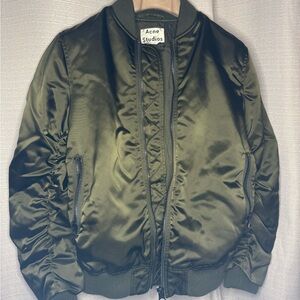 Acne Olive Bomber Jacket